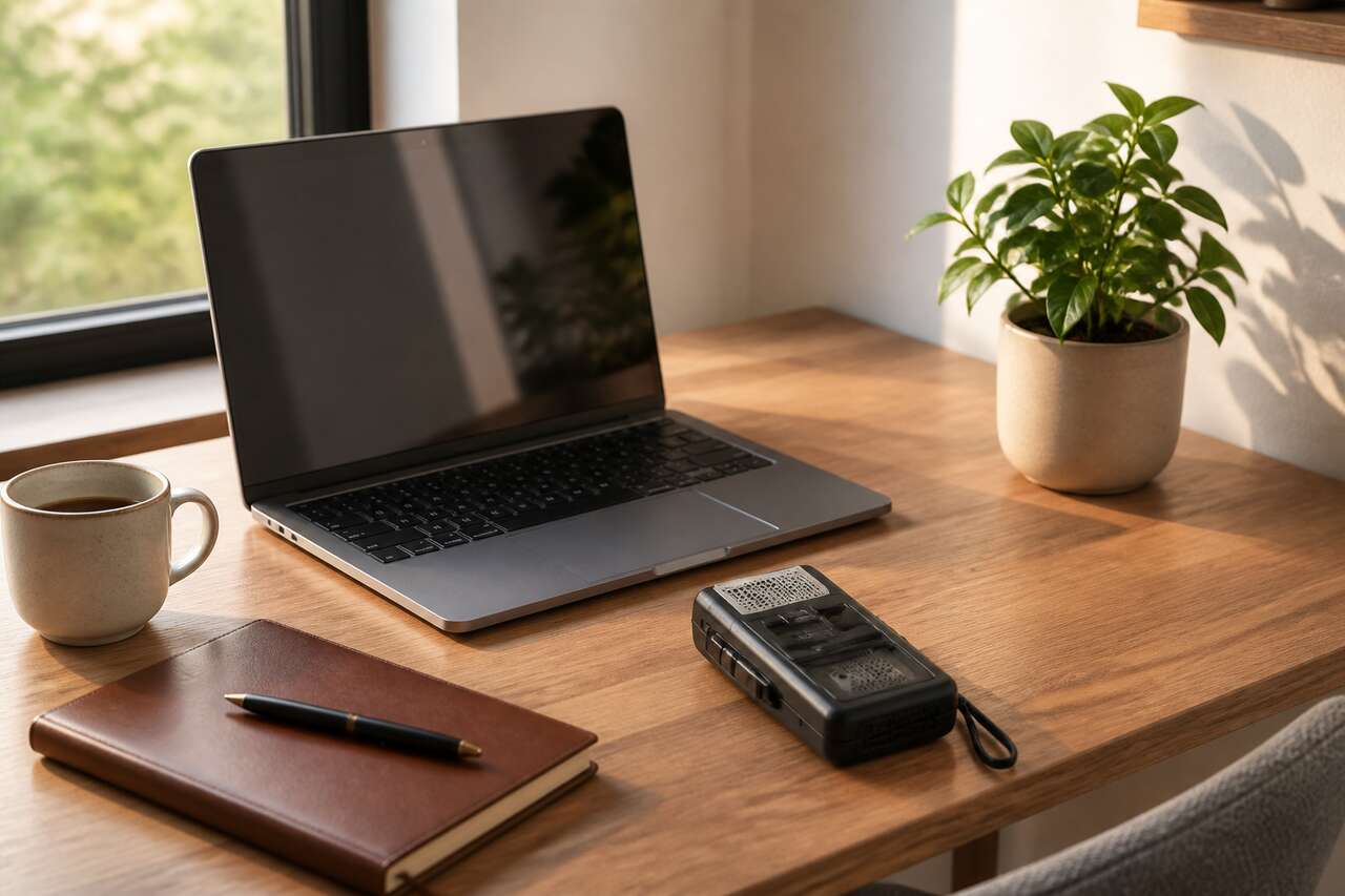 Utiliser une application tierce pour transcrire l'audio