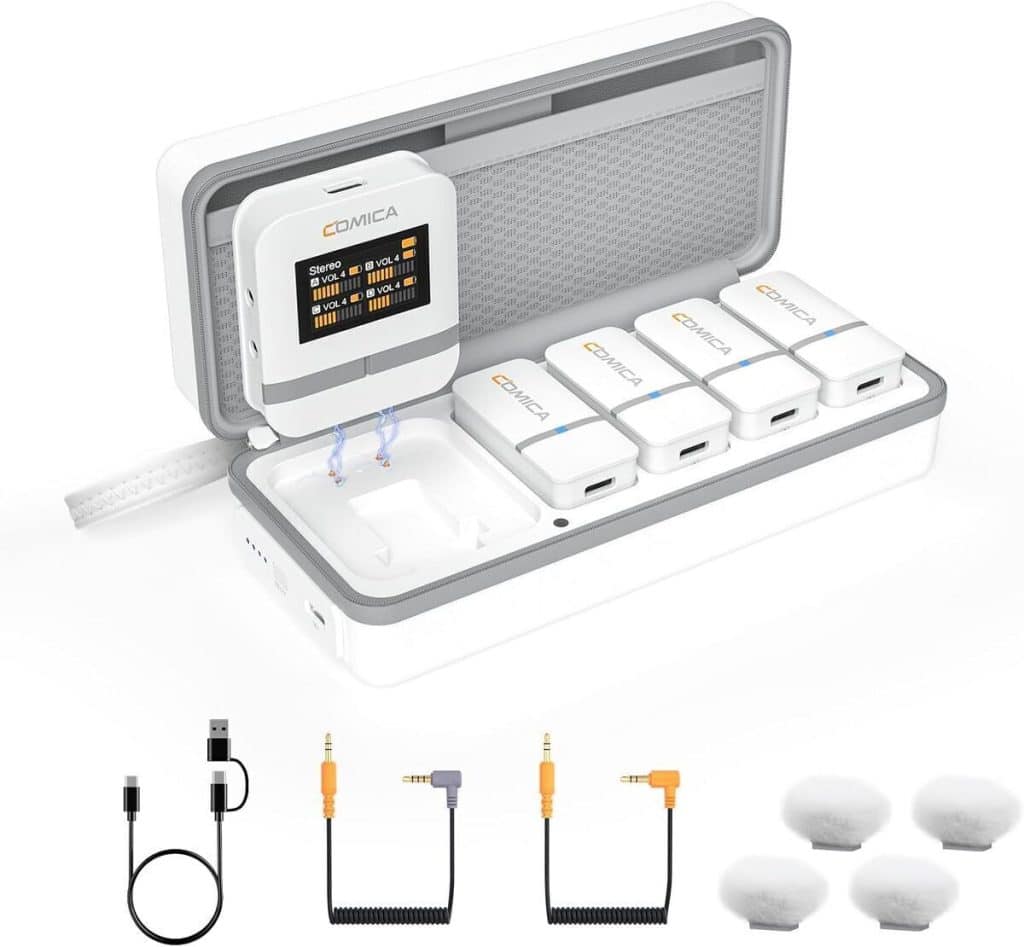 Test du micro cravate sans fil comica Vimo Q : performance et polyvalence