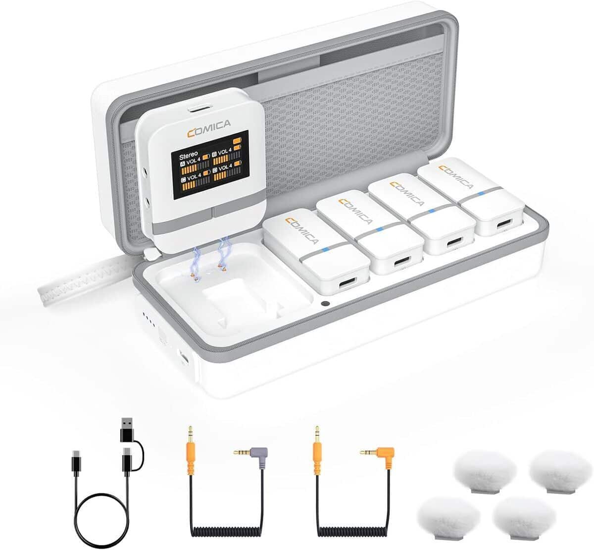 Test du micro cravate sans fil comica Vimo Q : performance et polyvalence