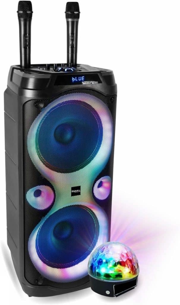 Test du pack enceinte karaoké Ibiza Sound Columba-Karaoke 1000W