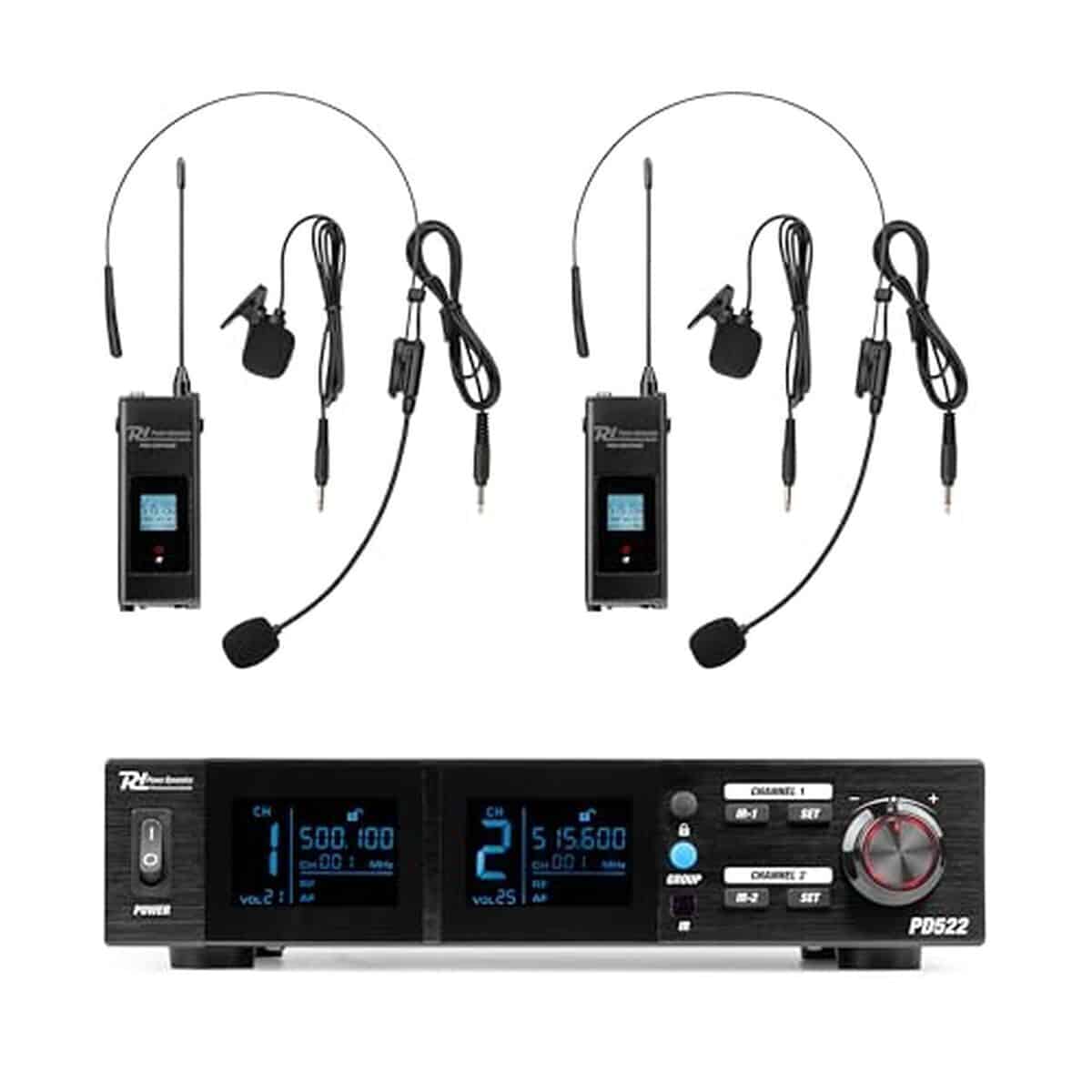 Test du Power Dynamics PD522B : micro sans fil UHF professionnel