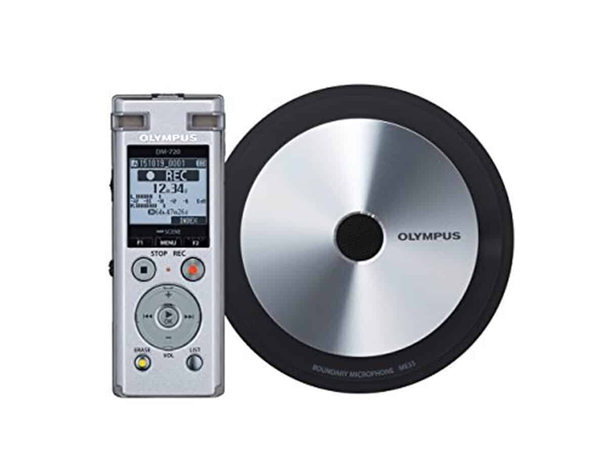 Test Olympus DM-720 : dictaphone de réunion compact et performant