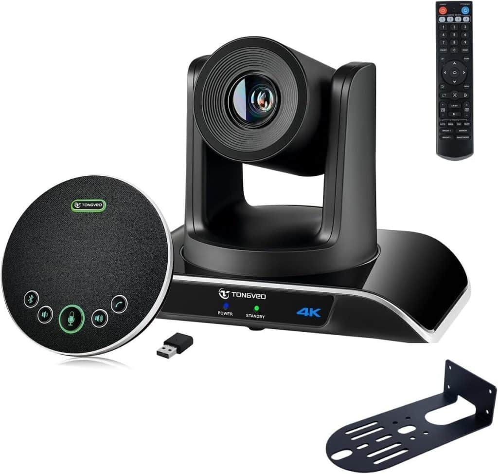 Test : tONGVEO, caméra de conférence PTZ 4K avec zoom 20x