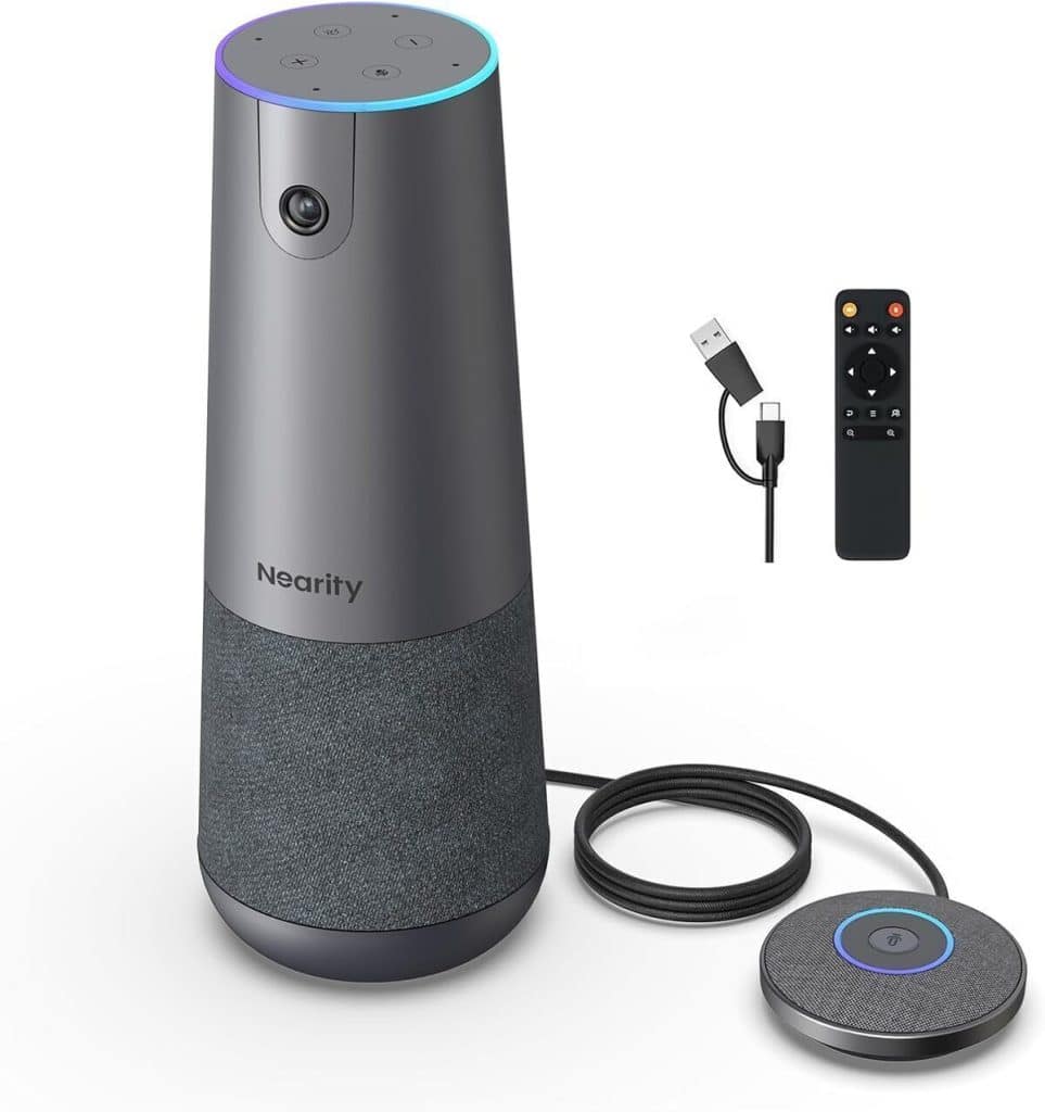 Test : caméra NEARITY 120 max 4K avec micros et zoom 5x