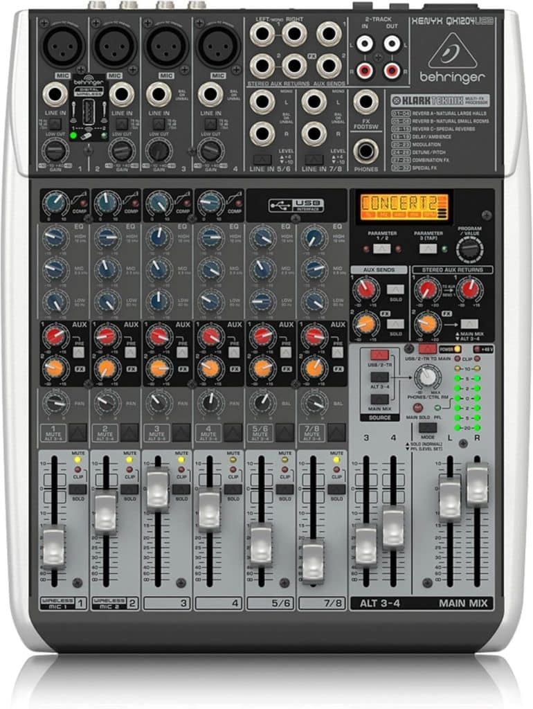 Test de la Behringer XENYX QX1204USB : performances et fonctionnalités au rendez-vous