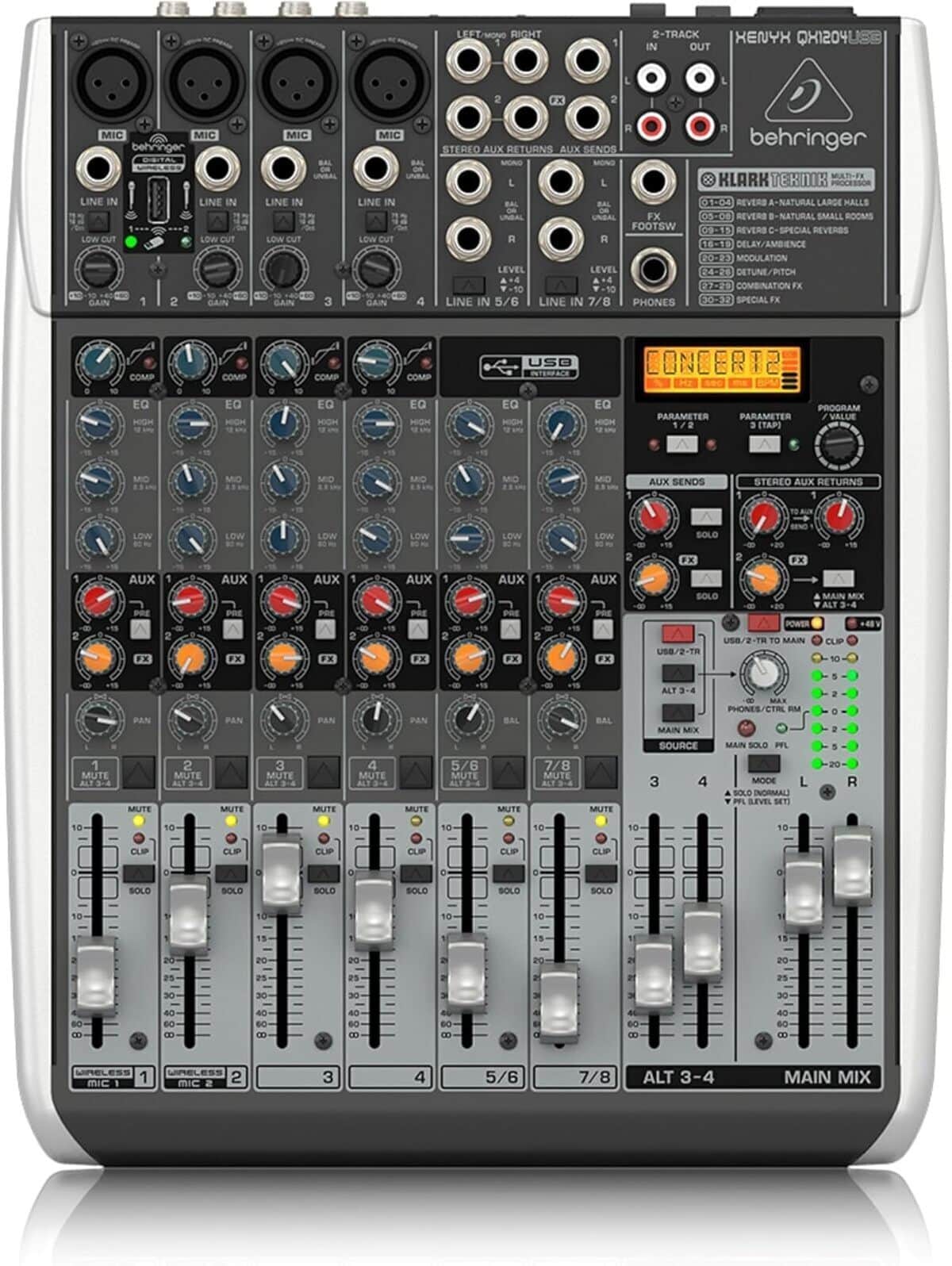 Test de la Behringer XENYX QX1204USB : performances et fonctionnalités au rendez-vous