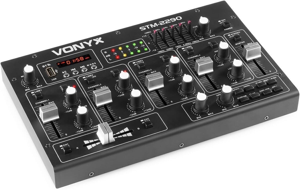 Test de la table de mixage Vonyx STM2290 : 8 canaux et fonctionnalités avancées