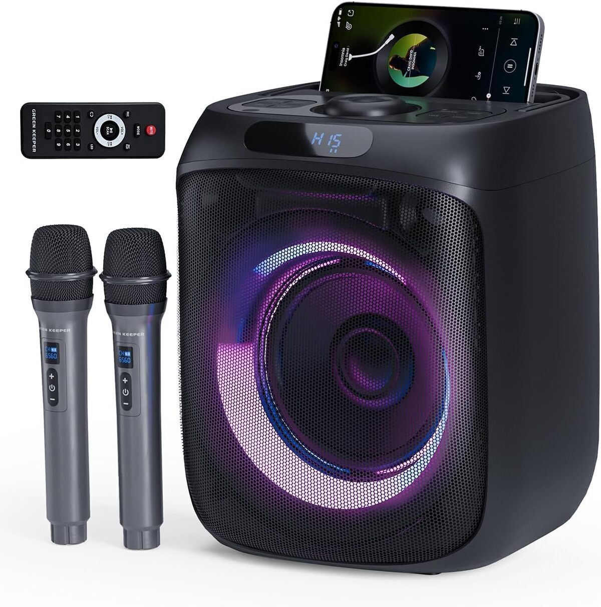Test de l'enceinte karaoke Bluetooth 400W : puissance et fun garantis