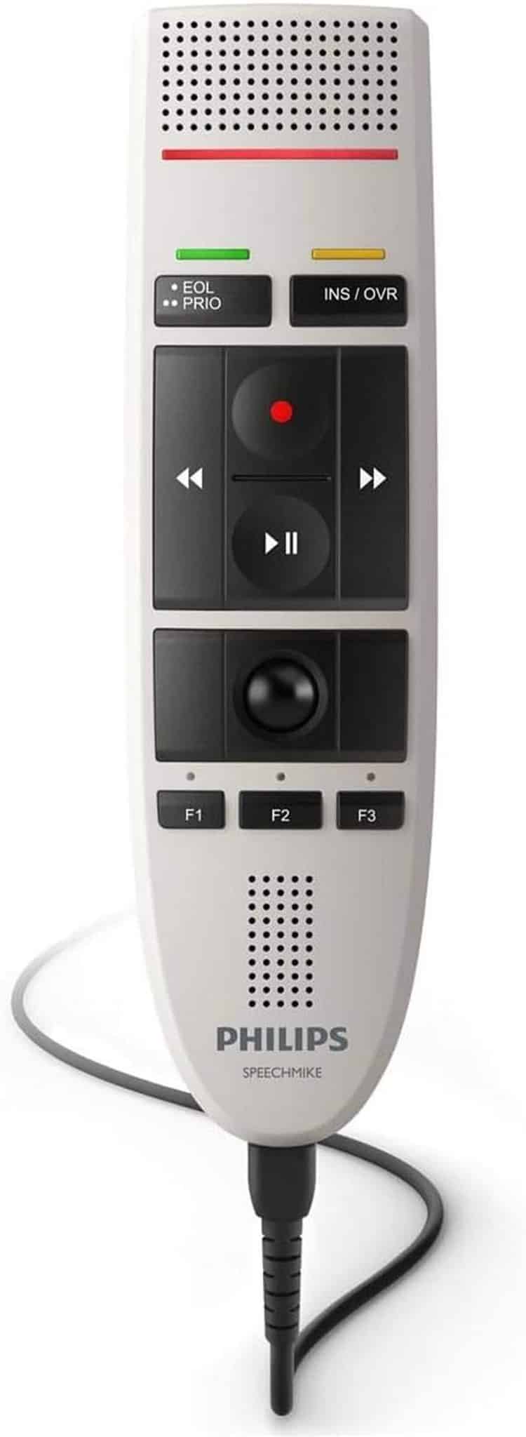 Test du microphone Philips LFH3200/01 SpeechMike usb blanc