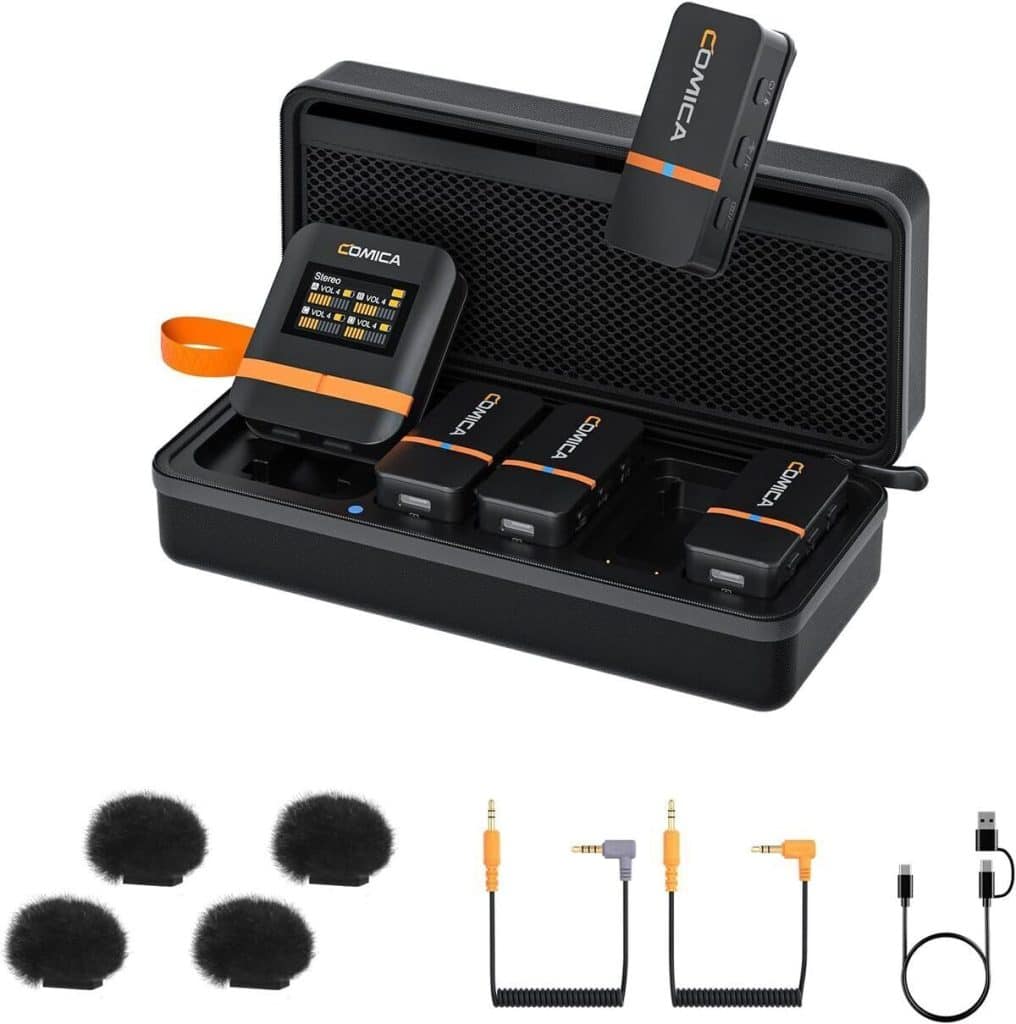 Test du microphone sans fil comica Vimo Q : performance et suppression du bruit