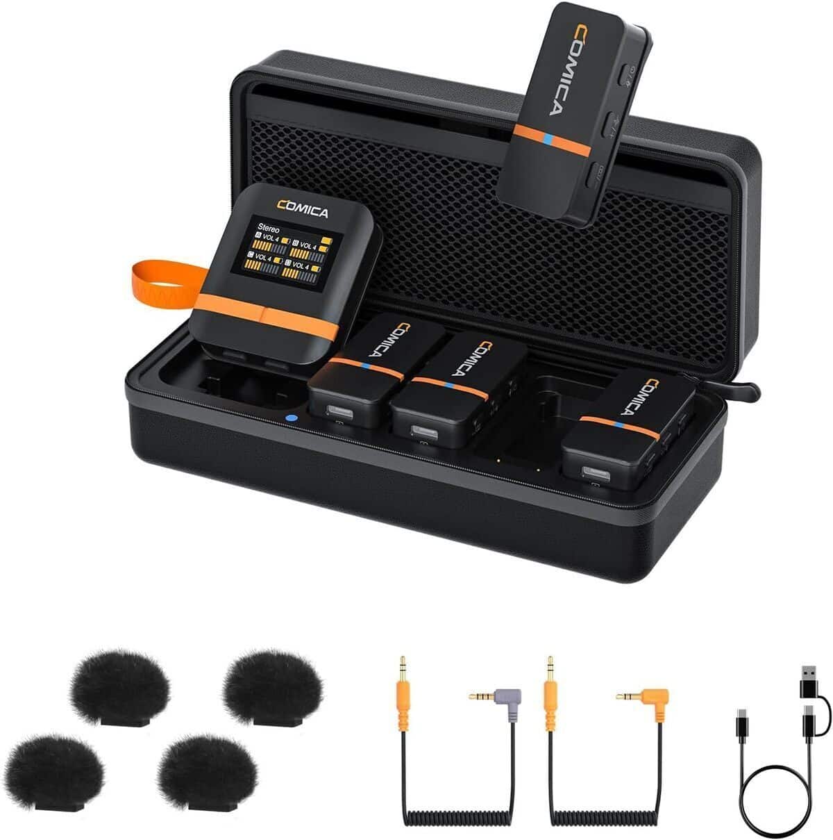 Test du microphone sans fil comica Vimo Q : performance et suppression du bruit