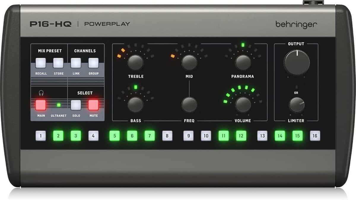 Test du monitoring Behringer P16 HQ : contrôle précis et haute qualité