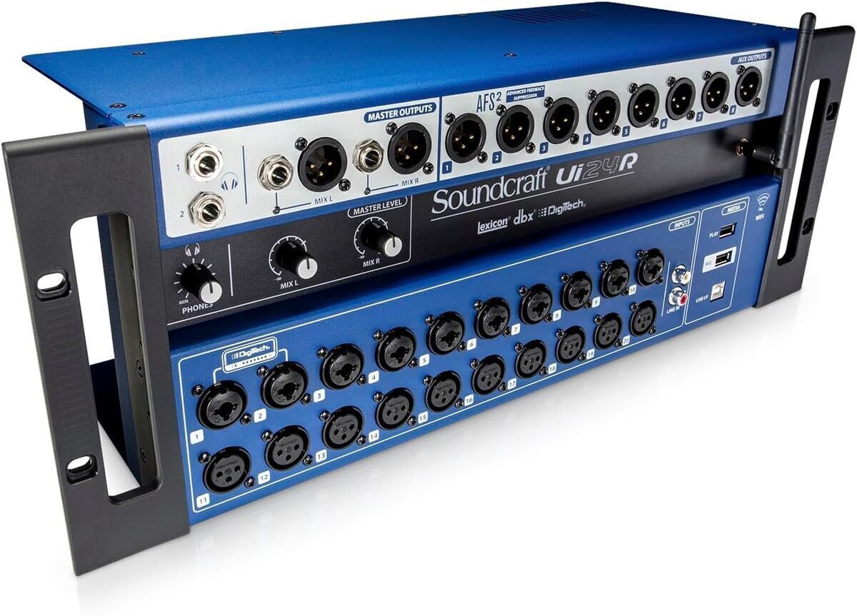 Test du Soundcraft Ui24R : une table de mixage numérique multicolore
