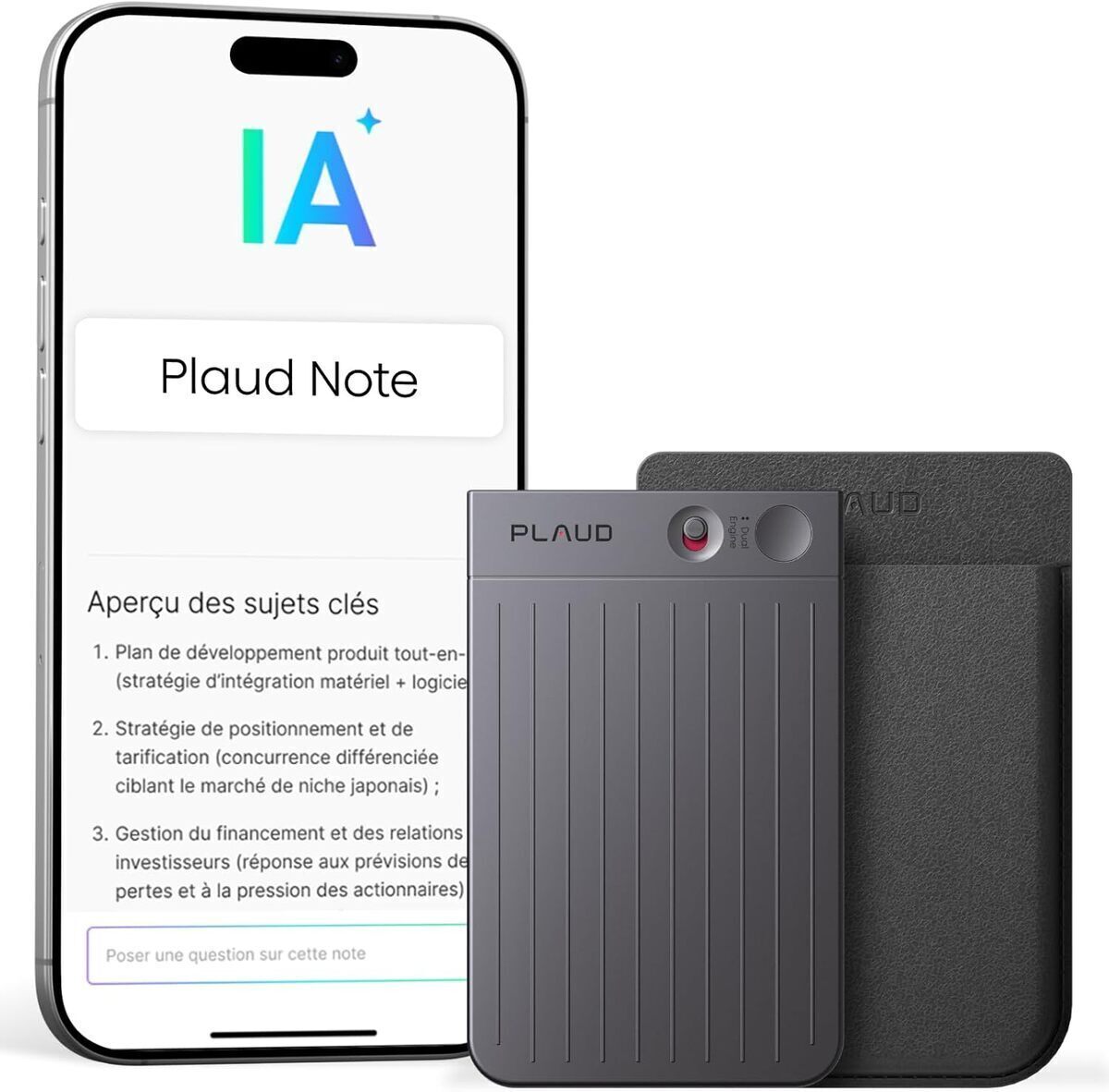 Test : enregistreur vocal Plaud Note IA multifonction