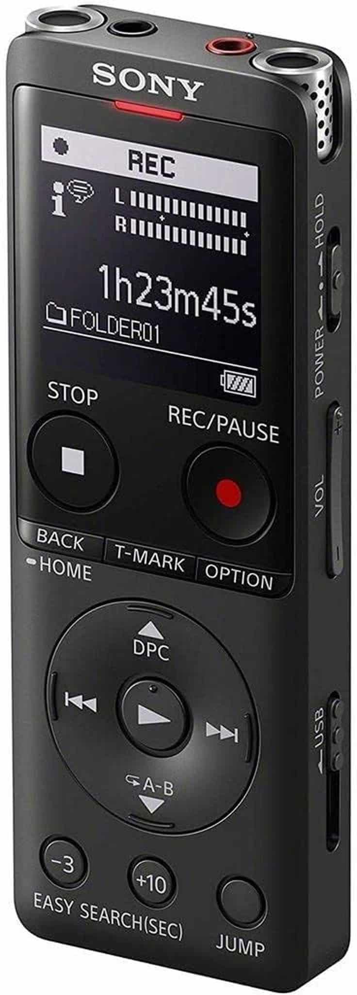 Test : enregistreur vocal Sony ICD-UX570, série UX