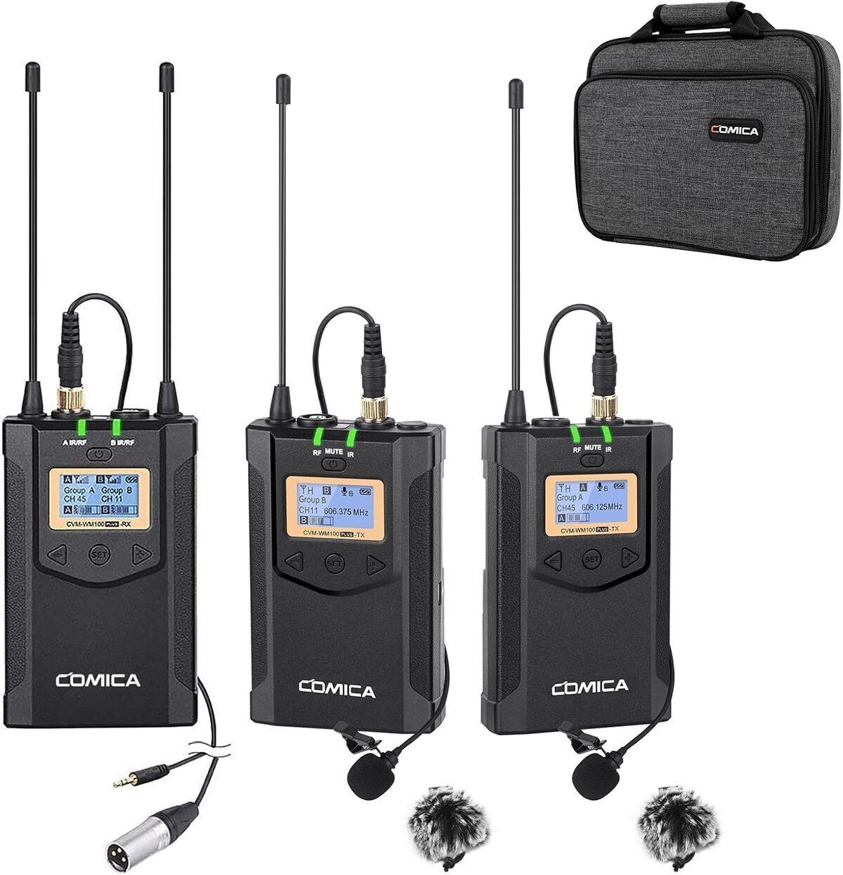 Test : microphone sans fil comica CVM-WM100 Plus