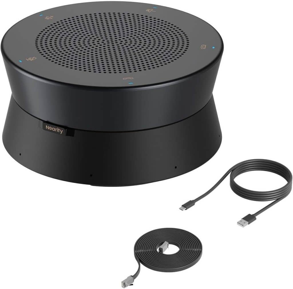 Test : nearity A20S, haut-parleur conférence 360° réduction de bruit AI 2.0
