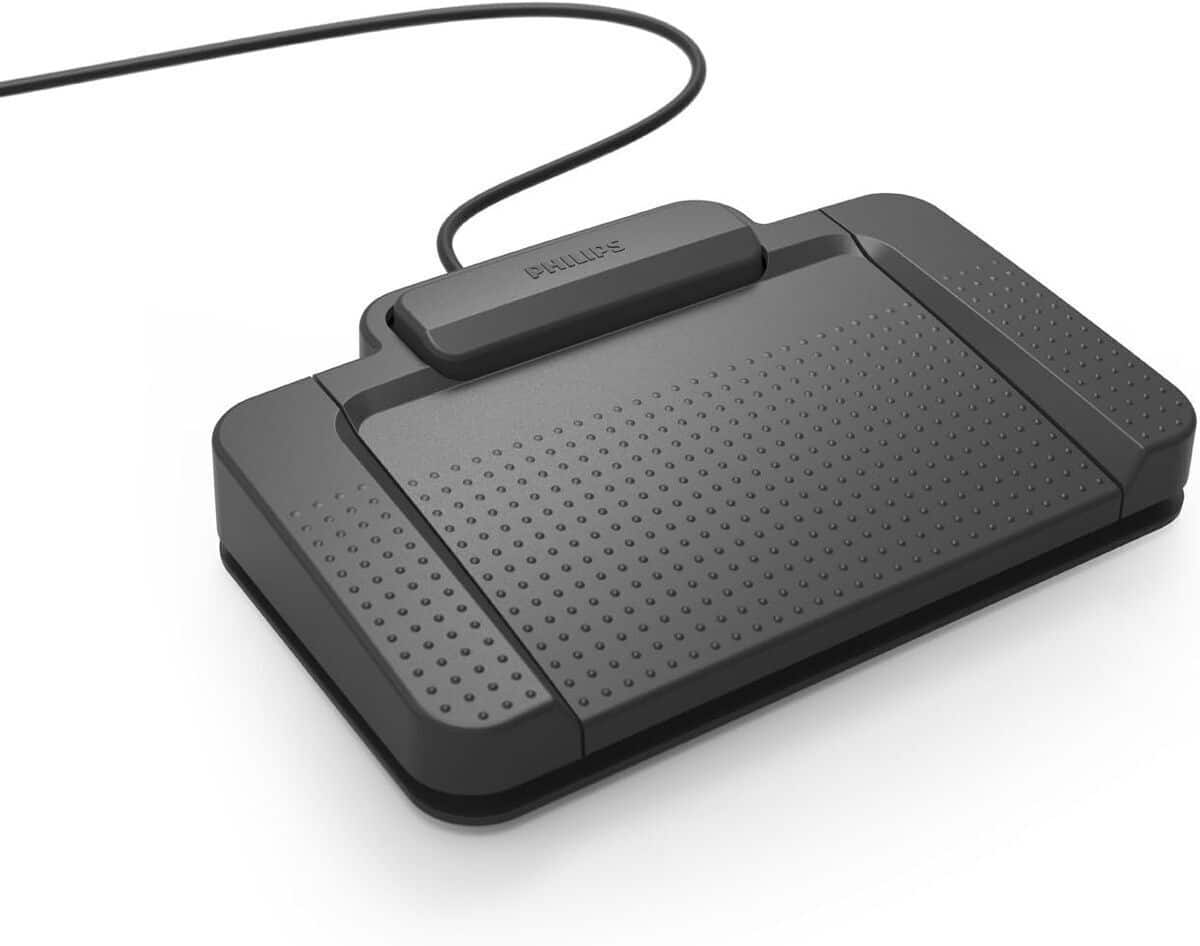 Test : pédale de commande Philips ACC2310 USB anthracite
