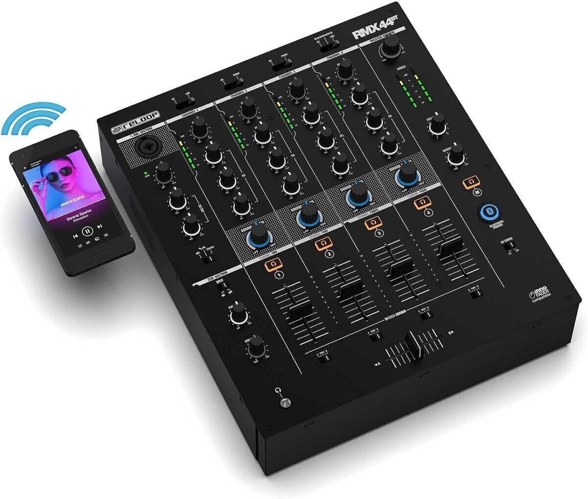 Test Reloop RMX-44 BT : table de mixage dj 4 canaux avec bluetooth