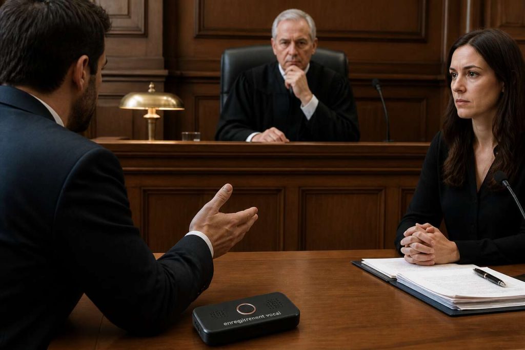 Enregistrement vocal en justice : est-il vraiment recevable comme preuve ?