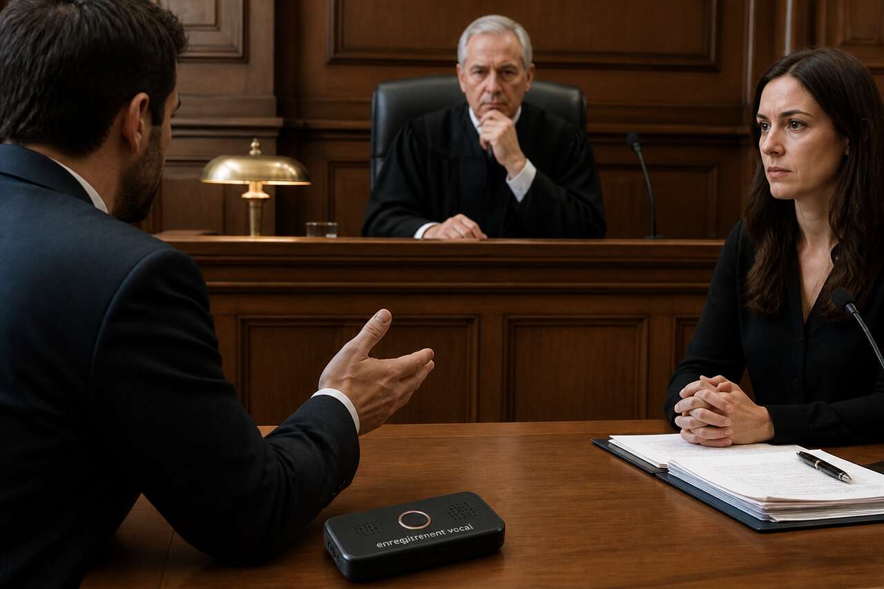 Enregistrement vocal en justice : est-il vraiment recevable comme preuve ?