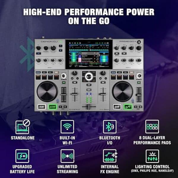 Découvrez notre test complet du Denon DJ PRIME GO+, le mixeur portable innovant qui révolutionne le djing en mobilité avec ses performances professionnelles et sa connectivité avancée.
