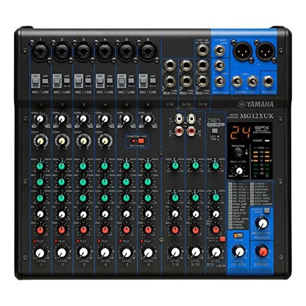 Découvrez la console de mixage Yamaha MG12XUK : compacte, polyvalente et idéale pour studios, live et enregistrements. Test complet, caractéristiques et avis.