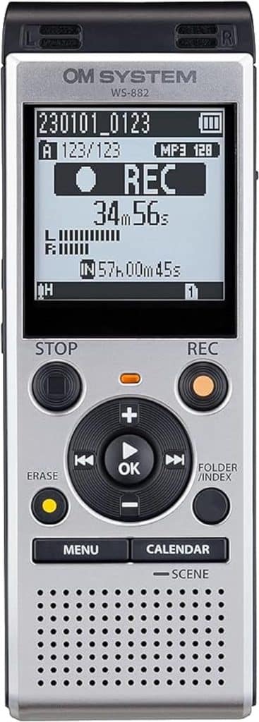 Test de l'enregistreur vocal Om System WS-882
