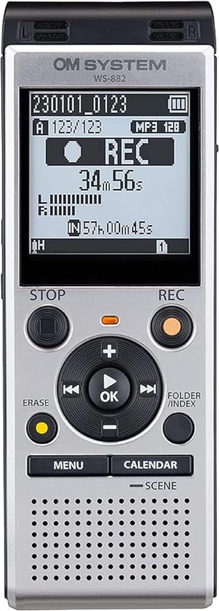 Test de l'enregistreur vocal Om System WS-882