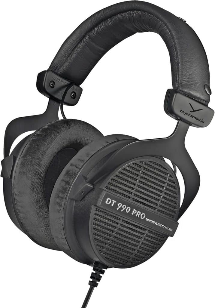 Test du casque studio Beyerdynamic DT 990 Pro noir edition 250 ohm