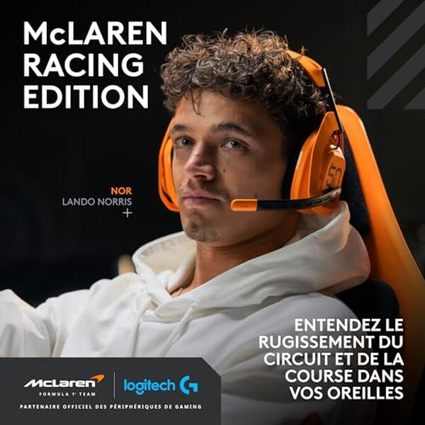 Découvrez notre test complet du casque gaming Logitech G Astro A50 X LIGHTSPEED McLaren edition : performances, confort et qualité audio sans fil pour les gamers.