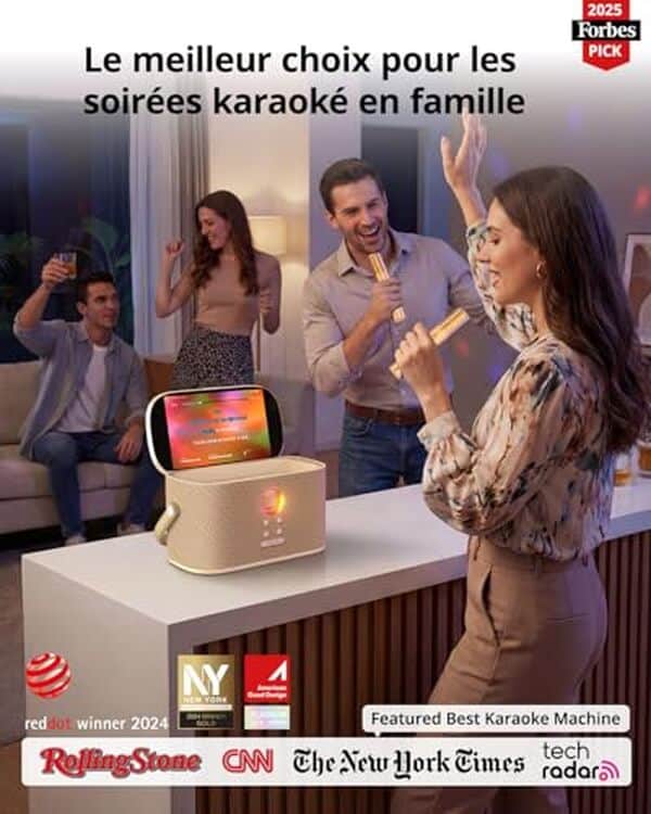 Découvrez notre test complet de la machine à karaoké Ikarao 140 W avec écrans intégrés et micros sans fil. Avis, avantages et inconvénients pour bien choisir. 