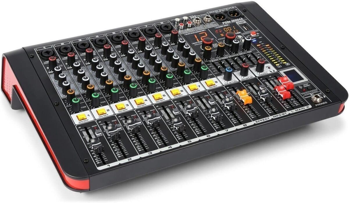 Test de la table de mixage Power Dynamics PDM-M804A : console dj 8 canaux