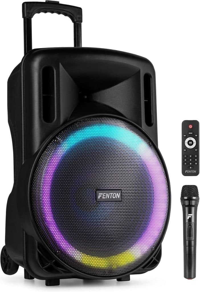 Test de l'enceinte Fenton FT15LED MK2 : 800 watts nomades pour vos soirées