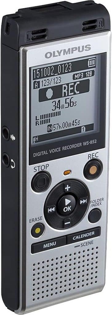 Test : dictaphone Olympus WS-852, efficacité et longue durée