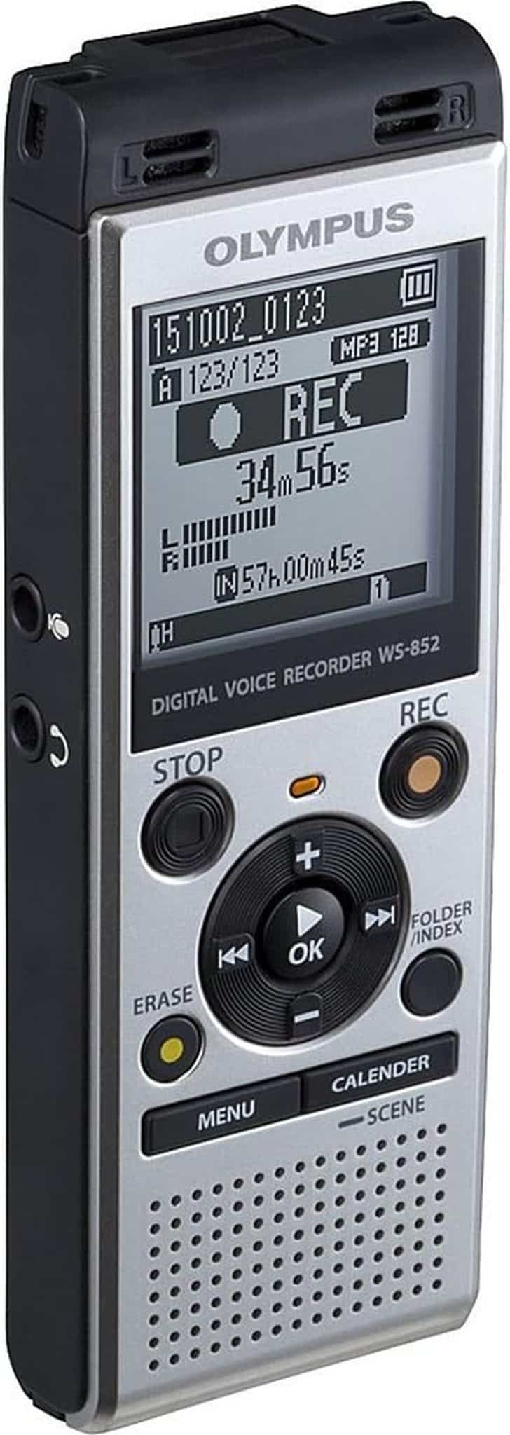 Test : dictaphone Olympus WS-852, efficacité et longue durée
