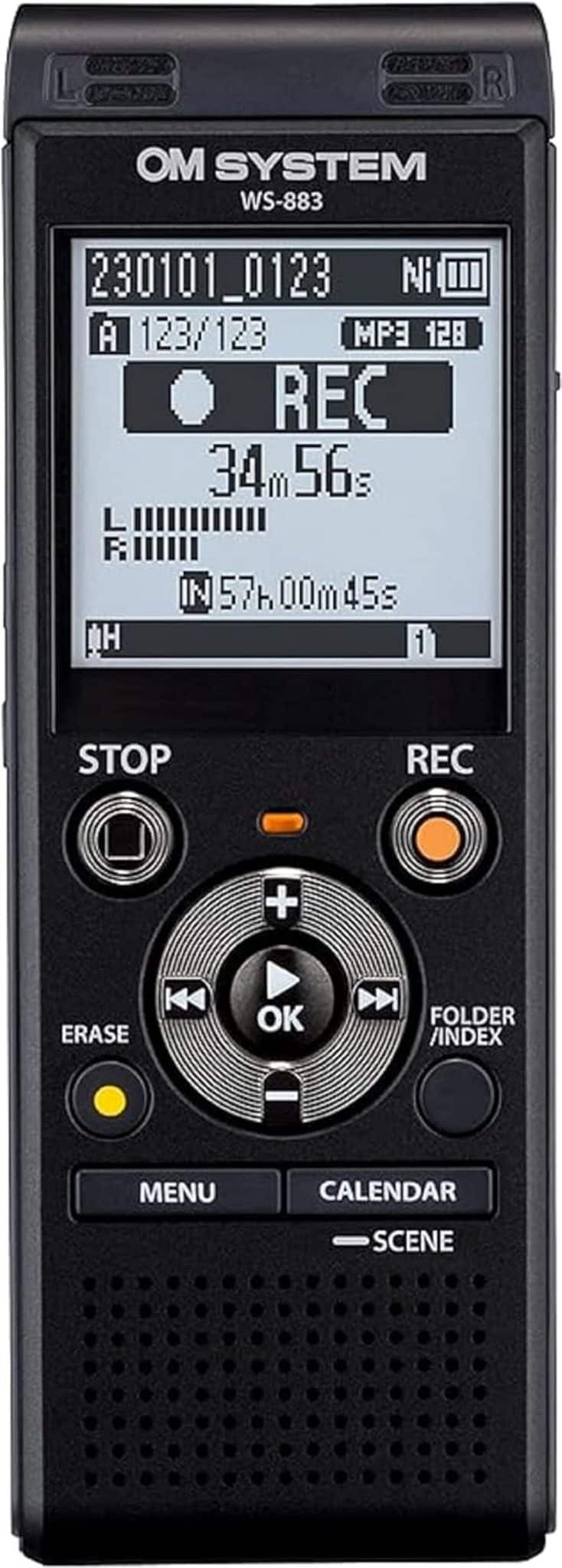 Test : enregistreur vocal numérique Om System WS-883 avec USB direct