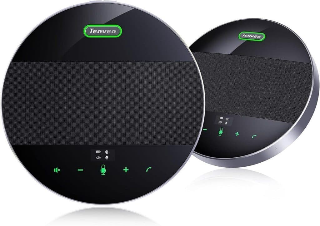 Test Tenveo M5B-EX : haut-parleur bluetooth pro pour conférences
