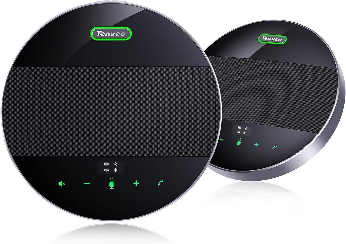 Test Tenveo M5B-EX : haut-parleur bluetooth pro pour conférences