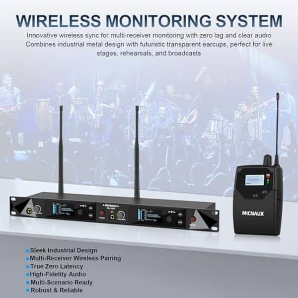 Découvrez notre test complet du système IEM MICNAUX UHF Pro Mono : qualité audio, portée et fiabilité pour musiciens et professionnels du spectacle. 