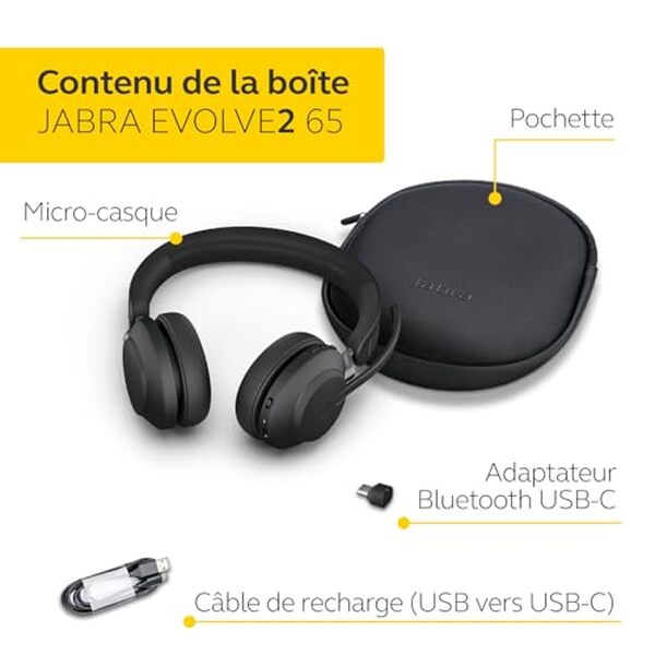 Découvrez notre test complet du Jabra Evolve2 65, le casque anti-bruit sans fil certifié Microsoft Teams idéal pour le télétravail et les réunions professionnelles. 