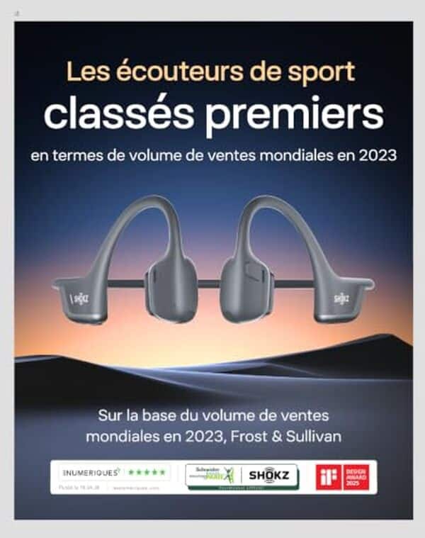Découvrez notre test complet du casque SHOKZ OpenRun Pro 2 : performances audio, confort et autonomie du meilleur casque à conduction osseuse du marché.