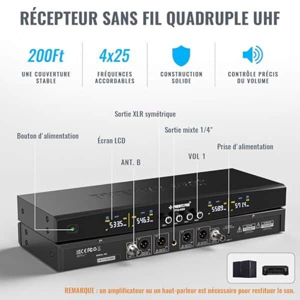 Découvrez notre test détaillé du micro sans fil Phenyx Pro PTU-5200-2H2B : 4 canaux, portée exceptionnelle et qualité sonore pour vos sessions de karaoké en famille ou entre amis.