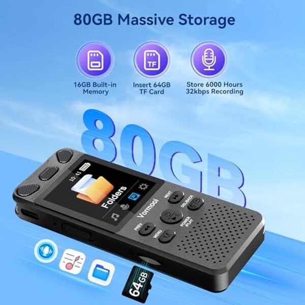 Découvrez notre test détaillé de l'enregistreur vocal Vormooi 80GB. Performance audio, autonomie et praticité : tout ce que vous devez savoir avant d'acheter.