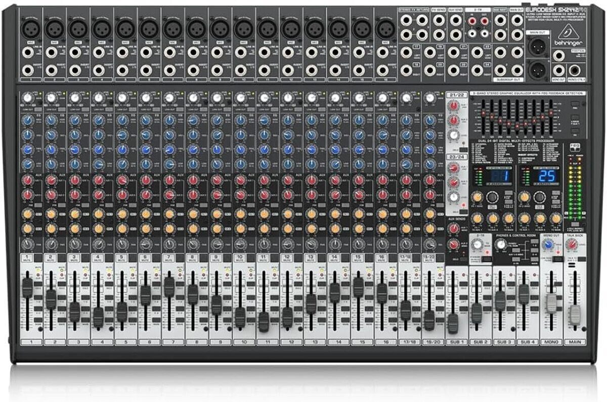 Test de la table de mixage Behringer SX2442FX