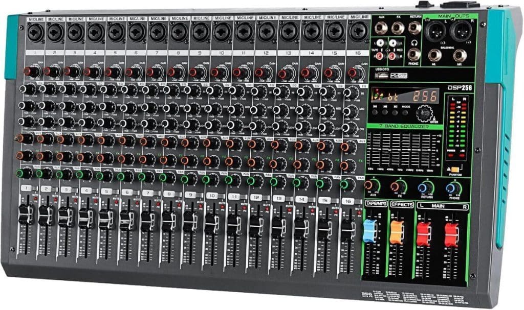 Test Depusheng PA16 : table de mixage dj avec 256 effets et bluetooth