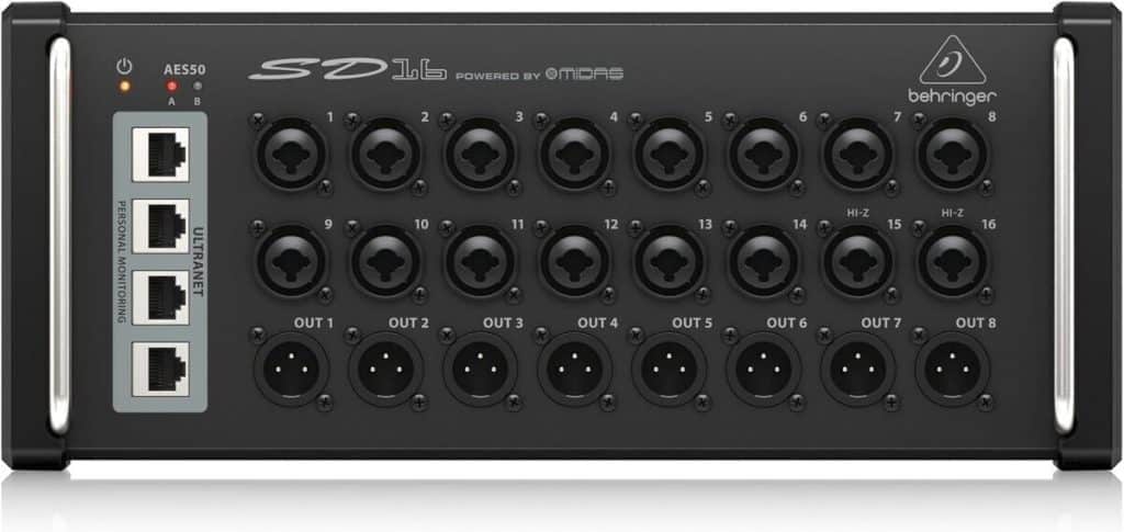 Test du Behringer SD16 : performances et connectivité