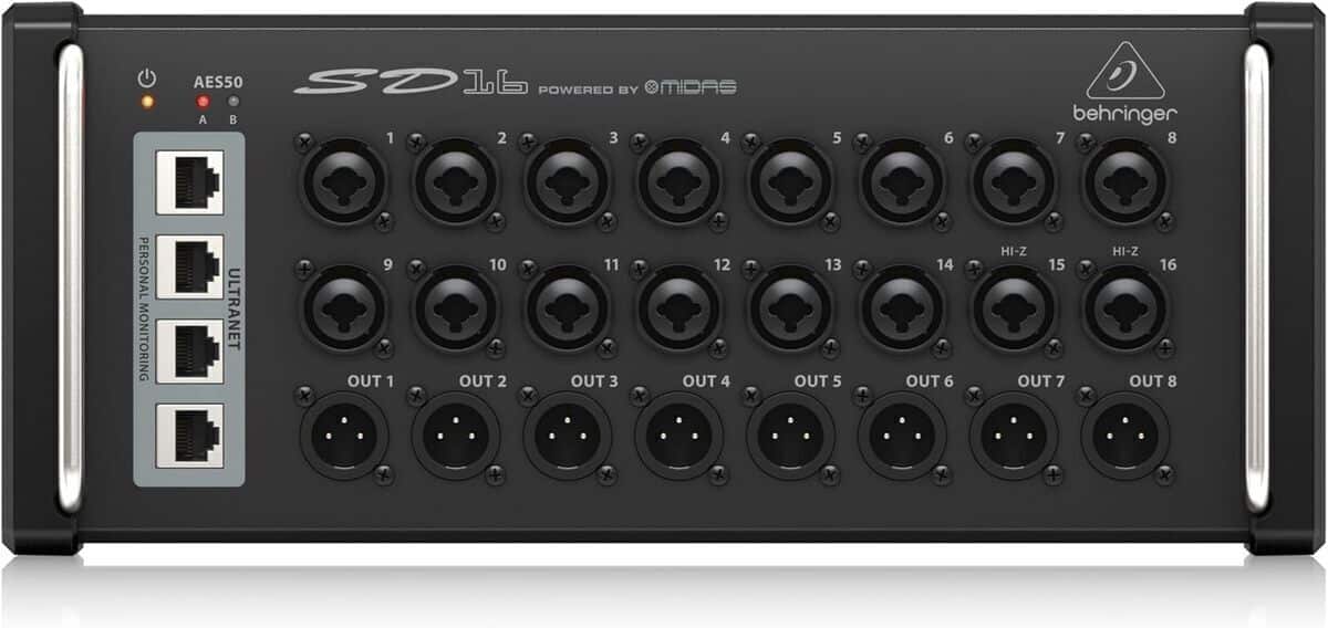 Test du Behringer SD16 : performances et connectivité