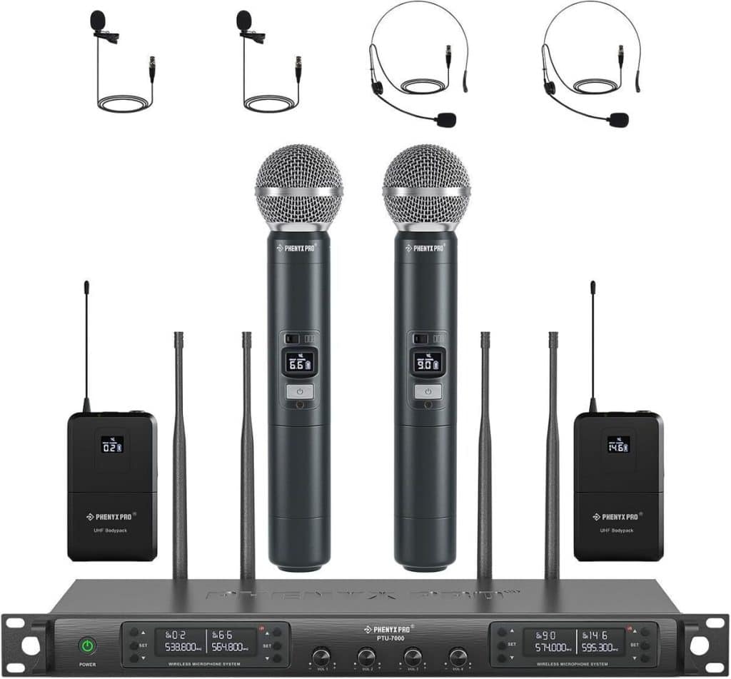 Test du microphone sans fil Phenyx Pro PTU-7000-2H2B : performance et polyvalence