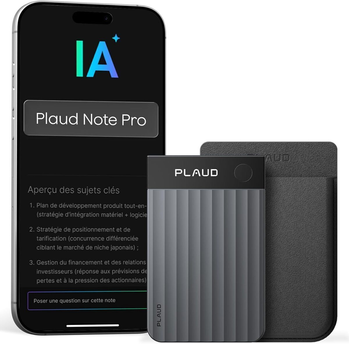 Test du Plaud Note Pro : enregistreur vocal avec ia et transcription intelligente
